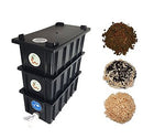 Kit composteira doméstica minhocário EHI Natural com minhocas