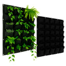 Jardim vertical em feltro Cikala 1m² com 20 bolsos